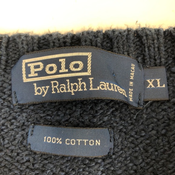 Ralph Lauren Polo 100% Cotton Sweater Mens - Picture 7 of 7